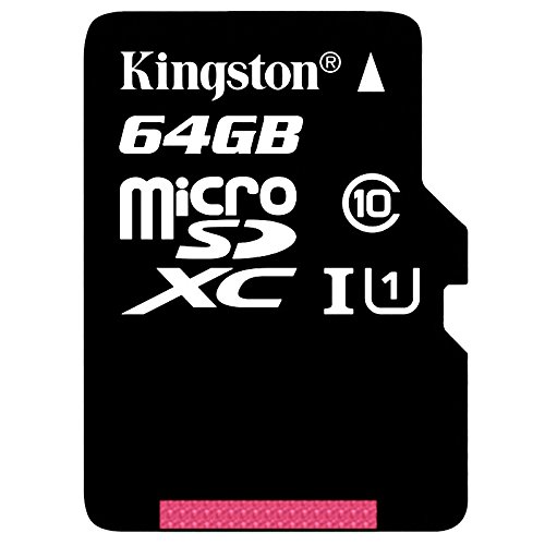 0740617246155 - KINGSTON DIGITAL 64GB MICROSDXC CLASS 10 UHS-I 45MB/S READ CARD WITH SD ADAPTER (SDC10G2/64GB)