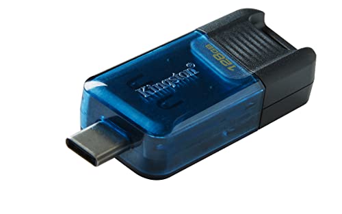 0740617330601 - KINGSTON DATATRAVELER 80 M 256GB USB-C FLASH DRIVE | USB 3.2 GEN 1 | UP TO 200MB/S | DT80M/256GB