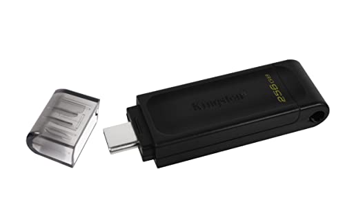 0740617331233 - KINGSTON DATATRAVELER 70 256GB USB-C FLASH DRIVE | USB 3.2 GEN 1 | DT70/256GB