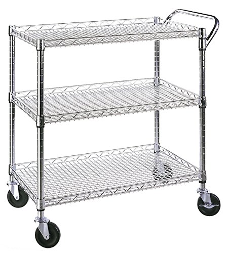 0740647774208 - SEVILLE CLASSICS INDUSTRIAL ALL-PURPOSE UTILITY CART, NSF LISTED