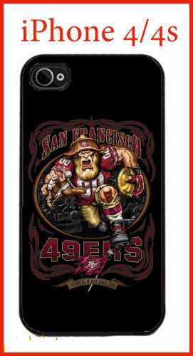 0740781248542 - NFL SAN FRANCISCO 49ERS CASE FOR IPHONE 4 4S CASE HARD SILICONE CASE APPLE IPHONE 4 4S