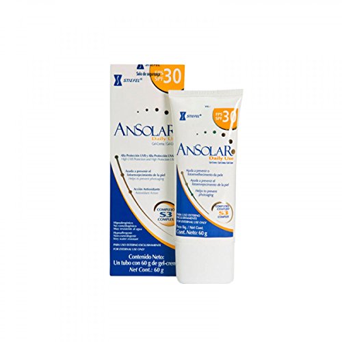 0740812295248 - ANSOLAR DAILY USE SPF30 60GM CREAM PREVENTS TANNING WRINKLES AND FINE LINES