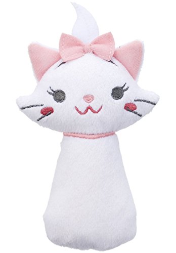 0740933951108 - JAPAN DISNEY OFFICIAL THE ARISTOCATS - MARIE THE TURKISH ANGORA CAT CUTE ANIMAL MASCOT RATTLE ROCK MARACAS MUSICAL EDUCATIONAL SQUISHY SQUEEZE DOLL FOR FUN BABY TEETHER SOFT PLUSH WONDERFUL GIFT