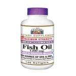 0740985273487 - DIETARY SUPPLEMENT FISH OIL SOFTGELS 1200 MG,140 COUNT