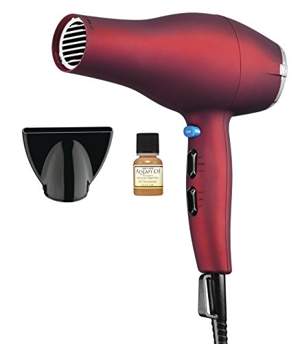 0074108346094 - INFINITI PRO BY CONAIR SALON PERFORMANCE SOFT TOUCH AC MOTOR DRYER, RED, FULL SIZE