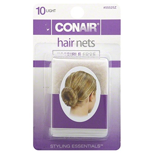 0074108555250 - LIGHT HAIR NETS ONE SIZE FITS ALL 10 HAIR NETS
