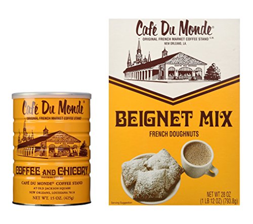 0741271710556 - CAFE DU MONDE COFFEE & CHICORY AND BEIGNET MIX SET