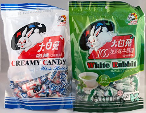 0741271725062 - WHITE RABBIT MILK AND GREEN TEA MATCHA CHEWY CANDY BUNDLE, 2 PACK
