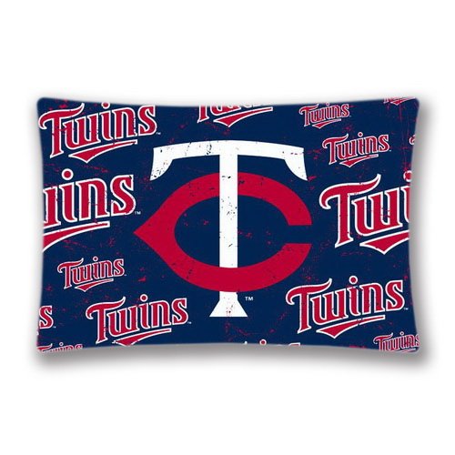 7414046330954 - GENERIC PILLOW CASE COVER MINNESOTA TWINS CAP LOGO BLAST (TWO SIDES) - MLB PERSONALIZED PILLOWCASE STANDARD SIZE 20X30 INCH
