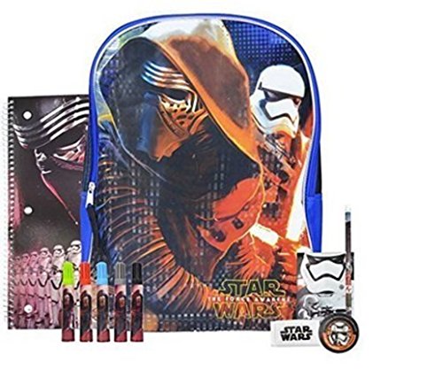 0741435766054 - STAR WARS THE FORCE AWAKENS BACKPACK AND SCHOOL SUPPLIES EPISODE 7