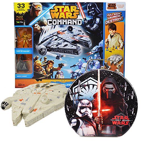 0741435767860 - STAR WARS MILLENNIUM FALCON TOY AND THE FORCE AWAKENS TRAVEL TIN FEATURING KYLO