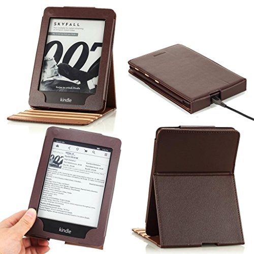 0741459006037 - MOKO CASE FOR KINDLE PAPERWHITE, PREMIUM VERTICAL FLIP COVER WITH AUTO WAKE / SLEEP FOR AMAZON ALL-NEW KINDLE PAPERWHITE (FITS ALL 2012, 2013 AND 2015 VERSIONS), COFFEE