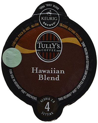0741459513788 - 32 COUNT -TULLY'S HAWAIIAN COFFEE VUE CUP FOR KEURIG VUE BREWERS