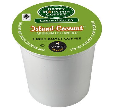 0741459513887 - 24 COUNT - GREEN MOUNTAIN ISLAND COCONUT K-CUP COFFEE FOR KEURIG BREWERS