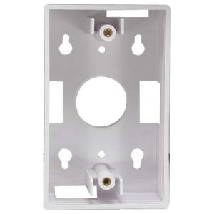 0741459774295 - INSTALLERPARTS SURFACEMOUNT BOX FOR WALL PLATE WHITE