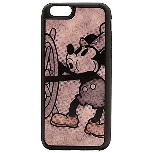 0741498988257 - DISNEY PARKS EXCLUSIVE MICKEY MOUSE STEAMBOAT WILLIE IPHONE 6 PLUS 6+ D-TECH HARD PLASTIC PHONE CASE