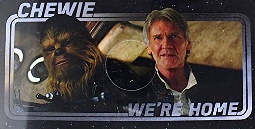 0741498989292 - DISNEY D-TECH STAR WARS THE FORCE AWAKENS CHEWIE WE'RE HOME FOR SAMSUNG S6 HARD CASE