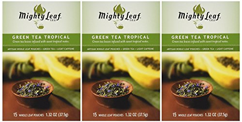 0741533909728 - MIGHTY LEAF TEA TROPICAL GREEN TEA, 1.32 OUNCE (PACK OF 6)
