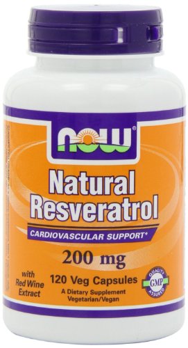 0741533910274 - NOW FOODS NATURAL RESVERATROL, 200MG, 120 VCAPS (PACK OF 2)