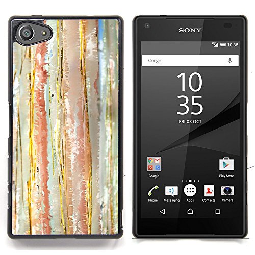 7415692932233 - STUSS CASE / HARD PROTECTIVE CASE COVER - WATERCOLOR PASTEL LINES TONE VERTICAL - SONY XPERIA Z5 COMPACT Z5 MINI (NOT FOR NORMAL Z5)