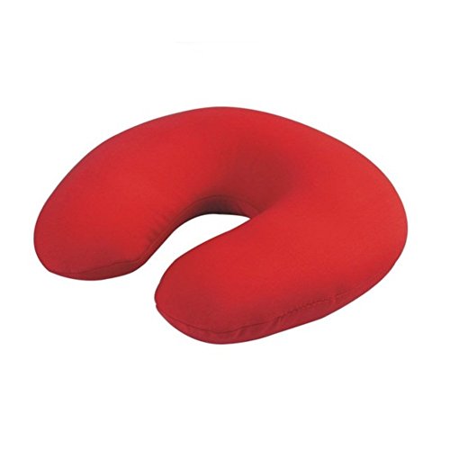 0741587174509 - CONTOURING TRAVEL NECK PILLOW (RED)