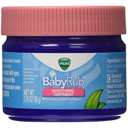 0741655001744 - VICKS BABY RUB SOOTHING OINTMENT
