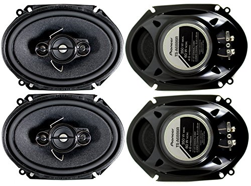 0741725928704 - PIONEER TS-A6886R 4-WAY 350W 6 X 8 OR 5 X 7 COAXIAL CAR SPEAKER (2 PAIRS)