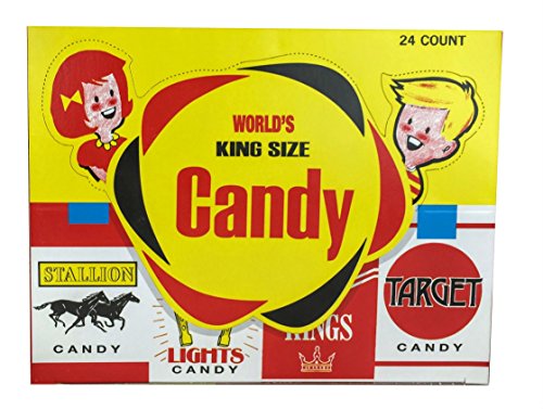 0741807792704 - WORLD CONFECTIONS CANDY CIGARETTES, PACK OF 24