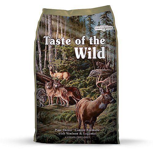 0074198612673 - TASTE OF THE WILD TOW PINE FOREST VENISON DOG FOOD, 28 LB