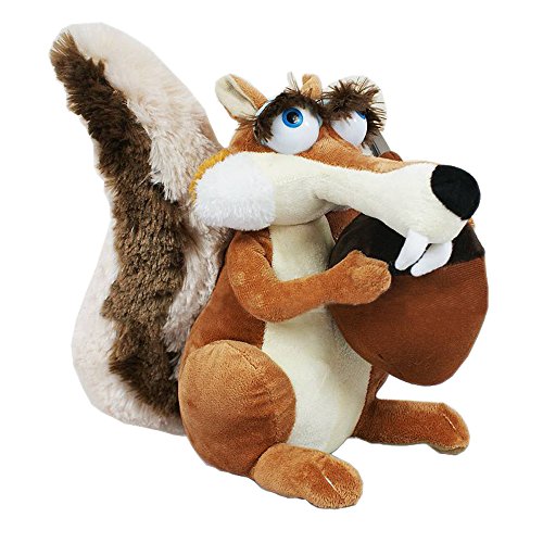 0742010050650 - ICE AGE SQUIRRELS SCRATTE PLUSH DOLL TOY 10-SOFT STUFFED TOY