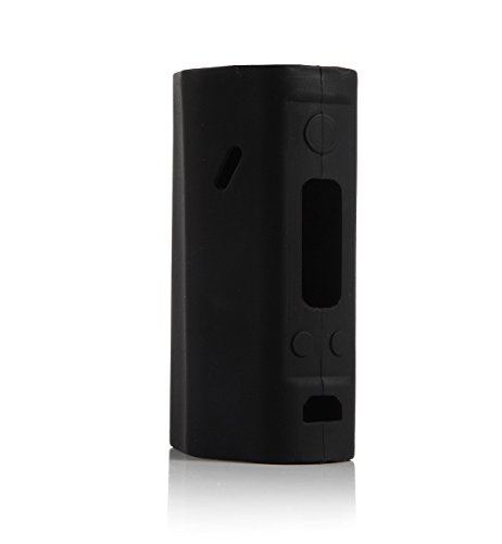 7420453951576 - WISMEC REULEAUX RX200 RX 200 SILICONE PROTECTIVE GEL SKIN CASE COVER FITS FOR WISMEC DNA200 DNA 200 TC VW BOX MOD (BLACK)