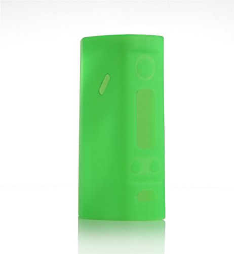 7420453951613 - WISMEC REULEAUX RX200 RX 200 SILICONE PROTECTIVE GEL SKIN CASE COVER FITS FOR WISMEC DNA200 DNA 200 TC VW BOX MOD (GREEN)