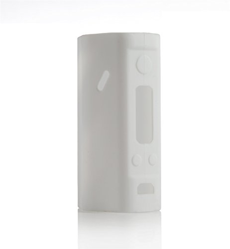 7420453951620 - WISMEC REULEAUX RX200 RX 200 SILICONE PROTECTIVE GEL SKIN CASE COVER FITS FOR WISMEC DNA200 DNA 200 TC VW BOX MOD (WHITE)