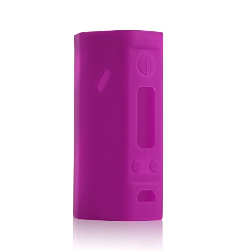 7420453951668 - WISMEC REULEAUX RX200 RX 200 SILICONE PROTECTIVE GEL SKIN CASE COVER FITS FOR WISMEC DNA200 DNA 200 TC VW BOX MOD (PURPLE)