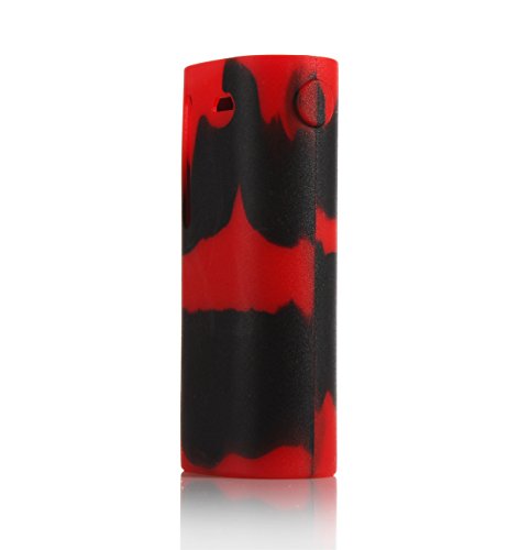 7420453952078 - PROTECTIVE CASE FOR ISTICK BASIC MOD SILICONE SKIN SLEEVE SKIN WRAP COVER STICKER (RED-BLACK)
