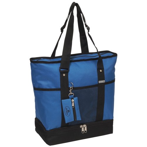 0742065000662 - EVEREST LUGGAGE DELUXE SHOPPING TOTE, ROYAL BLUE/BLACK, ROYAL BLUE/BLACK, ONE SIZE