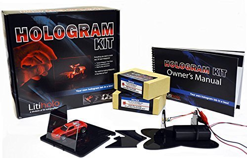 0742359840554 - LITIHOLO HOLOGRAM KIT - MAKE 3D LASER HOLOGRAMS WITH INSTANT HOLOGRAM FILM BY LITI HOLOGRAPHICS
