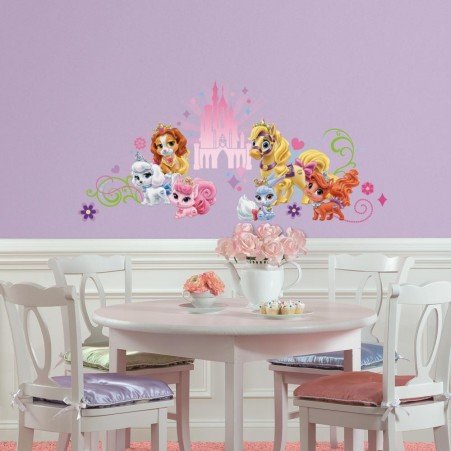 0742386906636 - DISNEY PRINCESS PALACE PETS WALL GRAPHIC PEEL AND STICK WALL DECALS