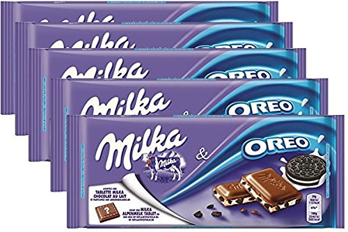 0742386971092 - MILKA OREO ALPINE MILK CHOCOLATE, 3.5 OZ BAR-PACK OF 3 (MILK OREO, PACK OF 5)