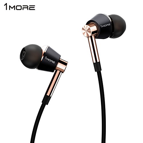 0742500063498 - 1MORE TRIPLE DRIVER IN-EAR HEADPHONES WITH IN-LINE MICROPHONE AND REMOTE