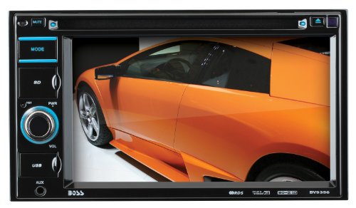 7426101163155 - BOSS AUDIO BV9356 DOUBLE-DIN 6.2 INCH TOUCHSCREEN DVD PLAYER RECEIVER, WIRELESS REMOTE
