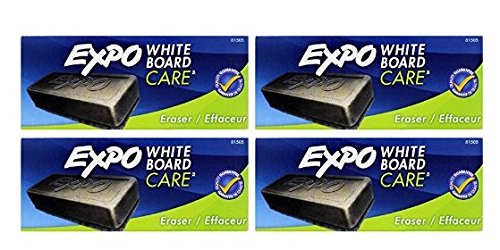 7426603777720 - EXPO WHITEBOARD / DRY ERASE BOARD SOFT PILE ERASER, 5 1/8-INCH (4, REGULAR)