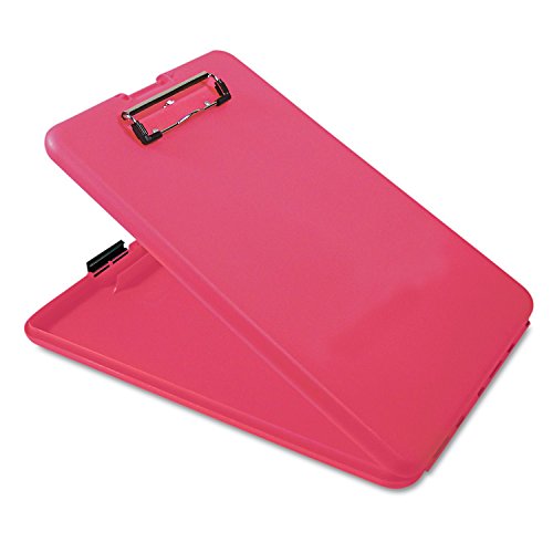 7426603881878 - SAUNDERS SLIMMATE PLASTIC STORAGE CLIPBOARD, LETTER SIZE, 8.5 X 12 INCH, PINK (2, EACH)