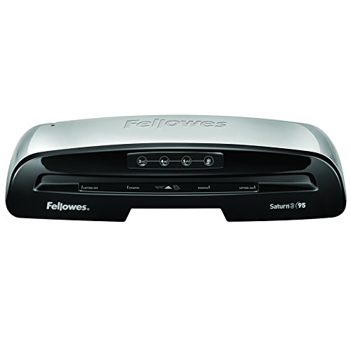 7426800437496 - FELLOWES LAMINATOR SATURN3I 95, 9.5 INCH, RAPID 1 MINUTE WARM-UP LAMINATING MACHINE, WITH LAMINATING POUCHES KIT