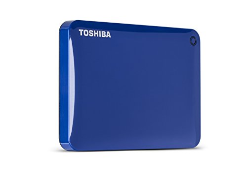 7426801951984 - TOSHIBA CANVIO CONNECT II 1TB PORTABLE HARD DRIVE, BLUE (HDTC810XL3A1)