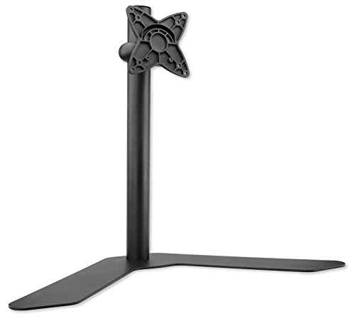 7426924778772 - MOUNT-IT! MI-757 MONITOR DESK STAND FOR SINGLE LCD, LED SCREEN ADJUSTABLE HEIGHT, TILTING, ROTATING, MOUNTS 17, 20, 24, 27, 30 INCH SAMSUNG, HP, LG, ACER, VIEWSONIC, ASUS, DELL, VESA 75X75 AND 100X100