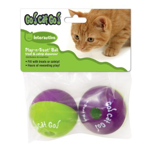7426954545528 - OURPETS PLAY-N-TREAT TWIN PACK CAT TOY