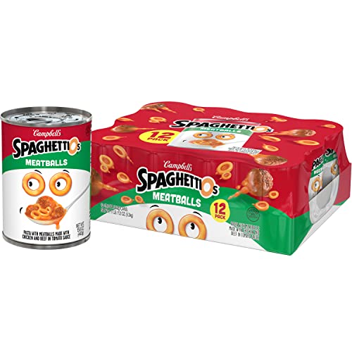 7427006702258 - SPAGHETTIOS CANNED PASTA WITH MEATBALLS, HEALTHY SNACK FOR KIDS AND ADULTS, 15.6 OZ CAN (PACK OF 12)