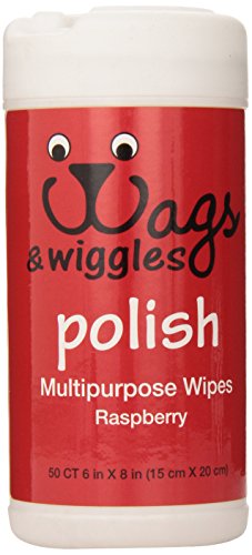 0742797740164 - WAGS & WIGGLES POLISH 50 COUNT MULTIPURPOSE WIPES FOR DOGS