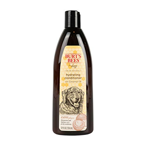 0742797782492 - BURTS BEES FOR DOGS CARE PLUS+ NATURAL HYDRATING CONDITIONER WITH COCONUT OIL | DOG CONDITIONER MOISTURIZES & HYDRATES | CRUELTY FREE, SULFATE & PARABEN FREE, PH BALANCED FOR DOGS - 12 OZ